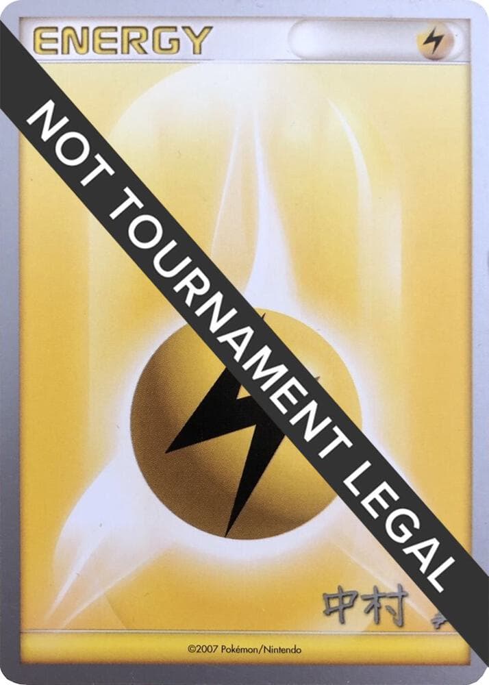 Lightning Energy - 2009 (Tsubasa Nakamura) — World Championship Decks p479907 Pokémon card