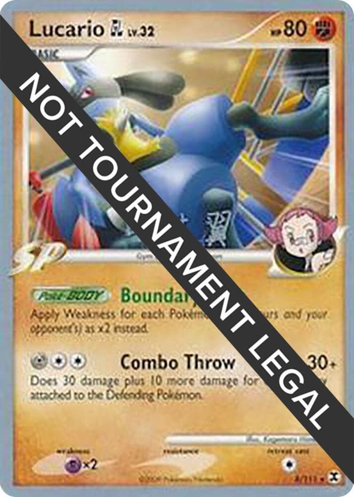 Lucario GL - 2009 (Tsubasa Nakamura) — World Championship Decks 8 Pokémon card