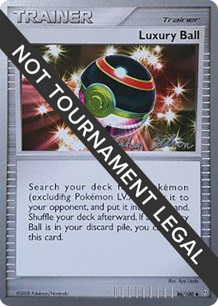 Luxury Ball - 2009 (Stephen Silvestro) — World Championship Decks 86 Pokémon card