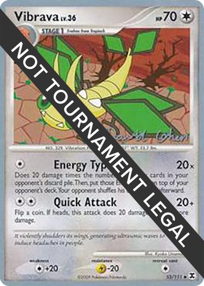 Vibrava - 2009 (David Cohen) — World Championship Decks 53 Pokémon card