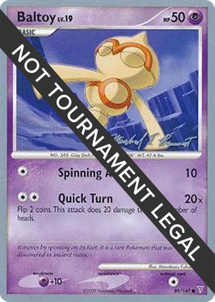 Baltoy - 2010 (Michael Pramawat) — World Championship Decks 89 Pokémon card