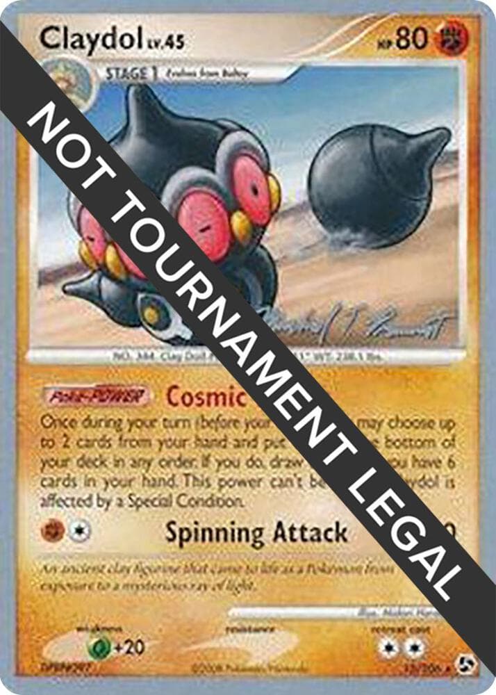Claydol - 2010 (Michael Pramawat) — World Championship Decks 15 Pokémon card