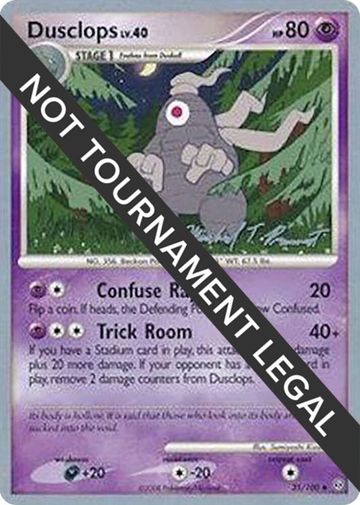 Dusclops - 2010 (Michael Pramawat) — World Championship Decks 35 Pokémon card