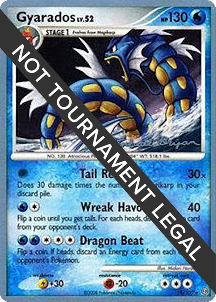 Gyarados - 2010 (Mychael Bryan) — World Championship Decks 19 Pokémon card