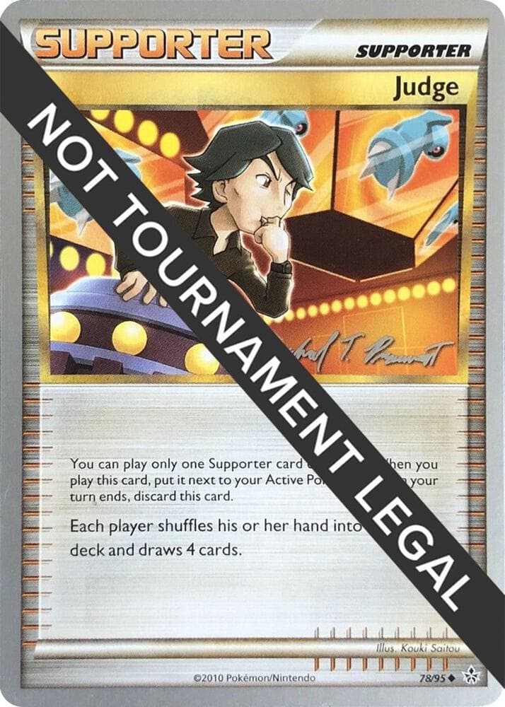 Judge - 2010 (Michael Pramawat) — World Championship Decks 78 Pokémon card
