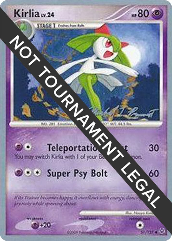 Kirlia - 2010 (Michael Pramawat) — World Championship Decks 51 Pokémon card