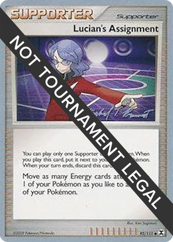 Lucian's Assignment - 2010 (Michael Pramawat) — World Championship Decks 92 Pokémon card