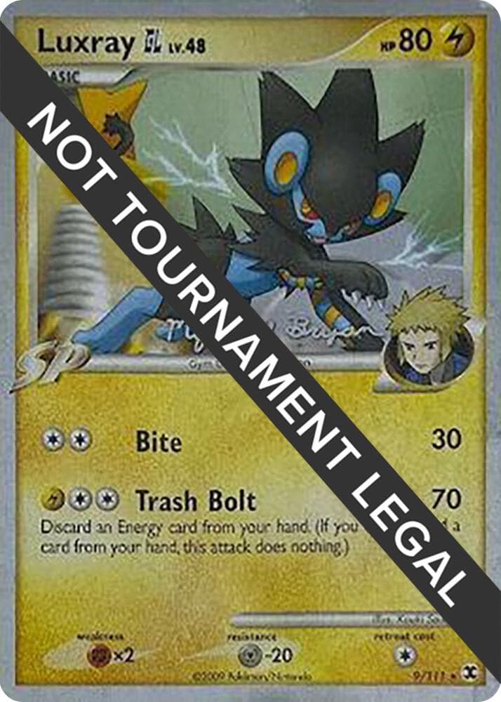 Luxray GL - 2010 (Mychael Bryan) — World Championship Decks 9 Pokémon card