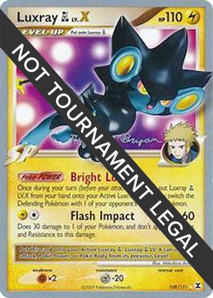 Luxray GL LV.X - 2010 (Mychael Bryan) — World Championship Decks 109 Pokémon card