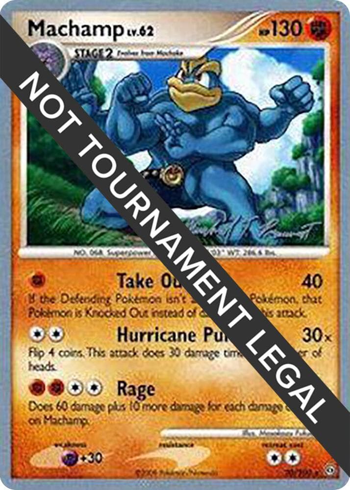 Machamp - 2010 (Michael Pramawat) — World Championship Decks 20 Pokémon card