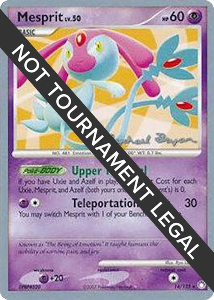 Mesprit - 2010 (Mychael Bryan) — World Championship Decks 14 Pokémon card
