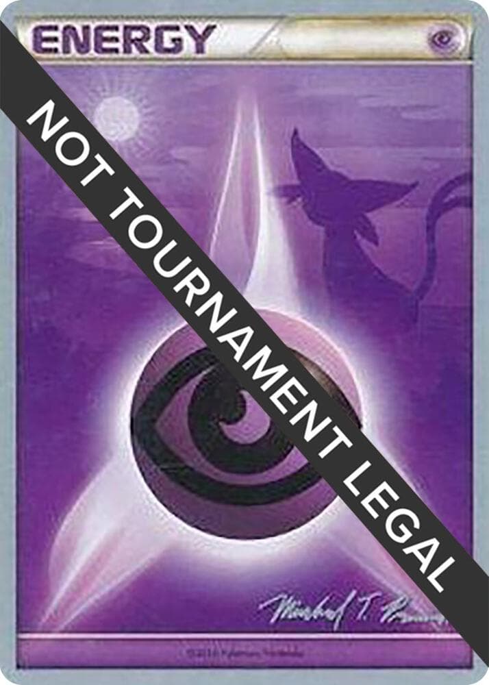 Psychic Energy - 2010 (Michael Pramawat) — World Championship Decks p480100 Pokémon card