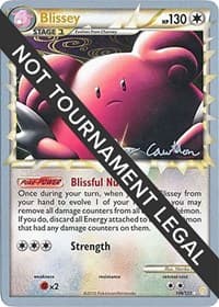 Blissey - 2011 (Ross Cawthon) — World Championship Decks 106 Pokémon card