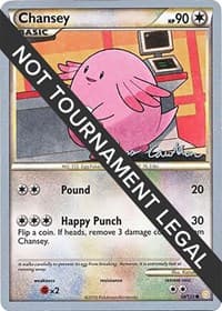Chansey - 2011 (Ross Cawthon) — World Championship Decks 58 Pokémon card