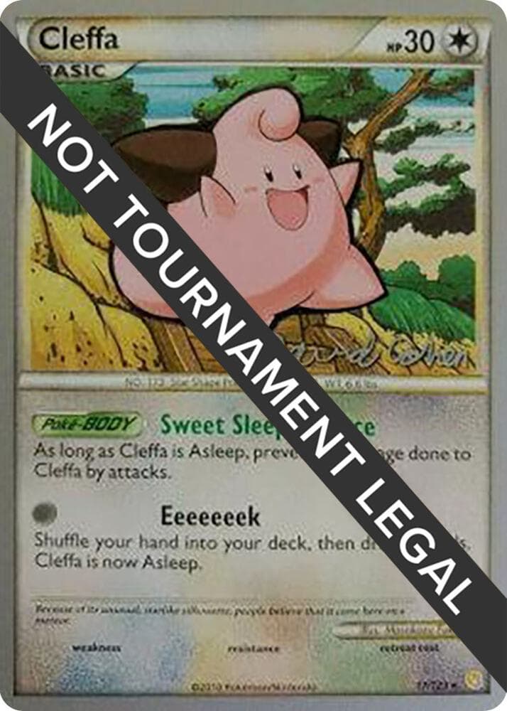Cleffa - 2011 (David Cohen) — World Championship Decks 17 Pokémon card