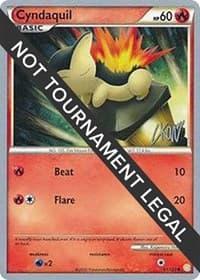 Cyndaquil - 2011 (Christopher Kan) — World Championship Decks 61 Pokémon card