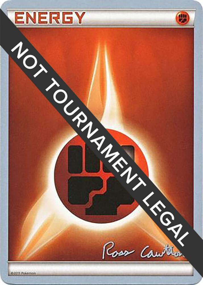 Fighting Energy - 2011 (Ross Cawthon) — World Championship Decks p480394 Pokémon card