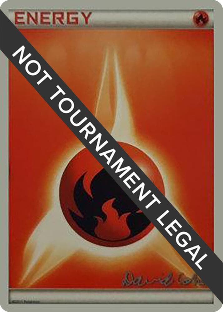 Fire Energy - 2011 (David Cohen) — World Championship Decks p480401 Pokémon card
