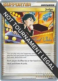 Judge - 2011 (Gustavo Wada) — World Championship Decks 78 Pokémon card