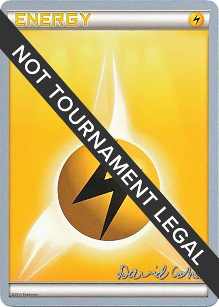 Lightning Energy - 2011 (David Cohen) — World Championship Decks p480418 Pokémon card