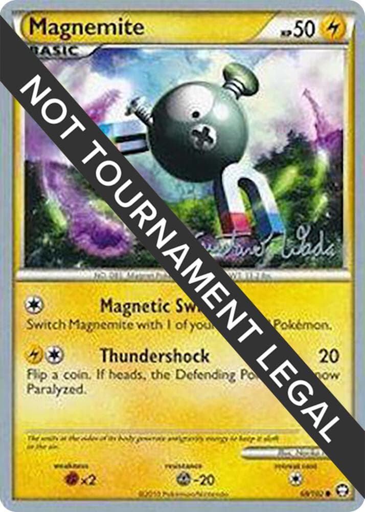Magnemite - 2011 (Gustavo Wada) — World Championship Decks 68 Pokémon card