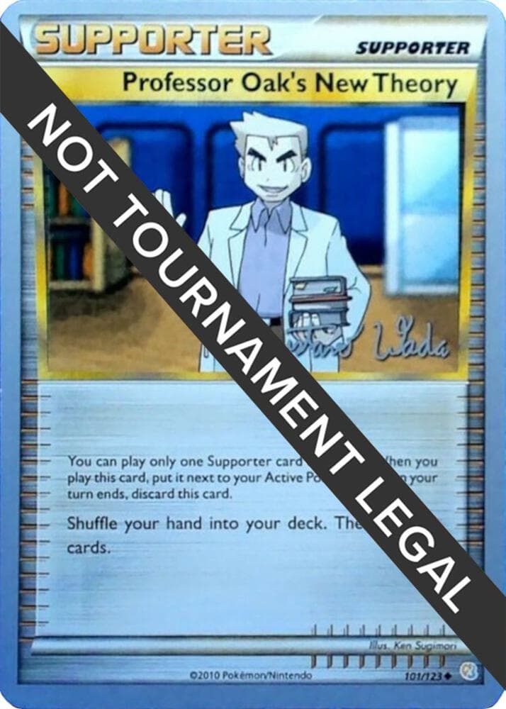 Professor Oak's New Theory - 2011 (Gustavo Wada) — World Championship Decks 101 Pokémon card