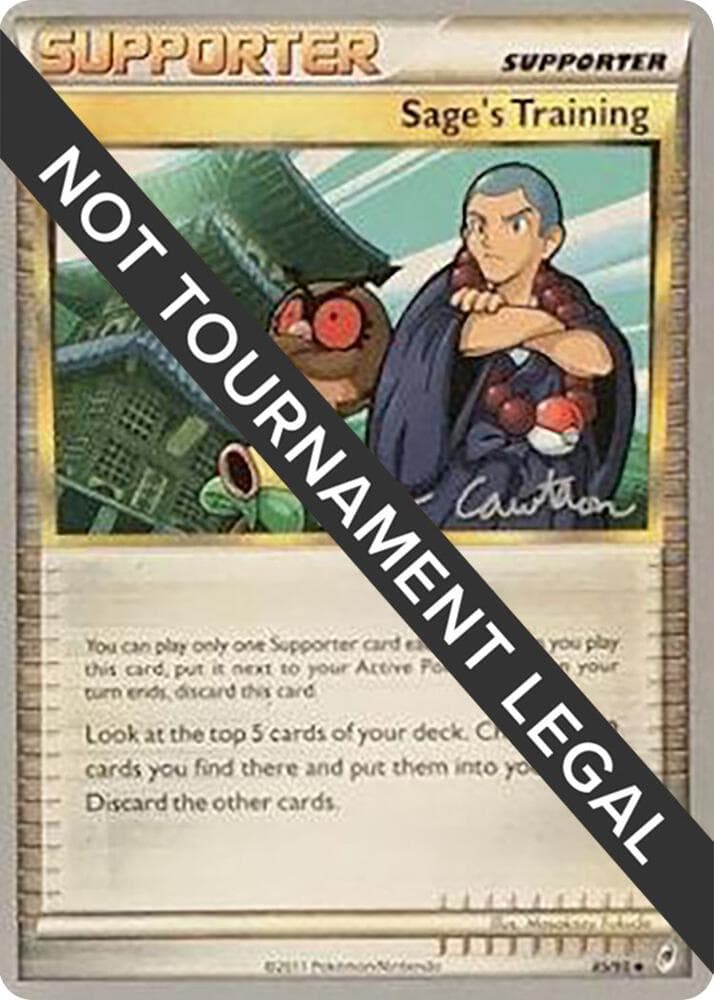 Sage's Training - 2011 (Ross Cawthon) — World Championship Decks 85 Pokémon card