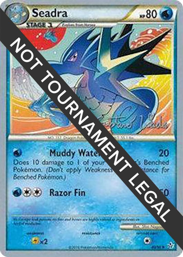 Seadra - 2011 (Gustavo Wada) — World Championship Decks 40 Pokémon card