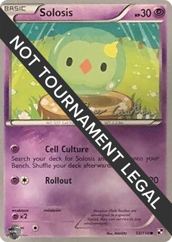 Solosis - 2011 (Ross Cawthon) — World Championship Decks 55 Pokémon card