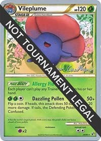 Vileplume - 2011 (Ross Cawthon) — World Championship Decks 24 Pokémon card
