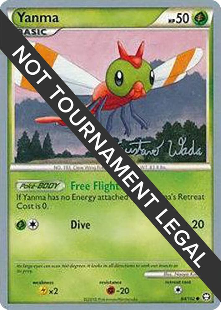 Yanma - 2011 (Gustavo Wada) — World Championship Decks 84 Pokémon card