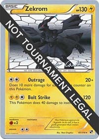 Zekrom - 2011 (Ross Cawthon) — World Championship Decks 47 Pokémon card