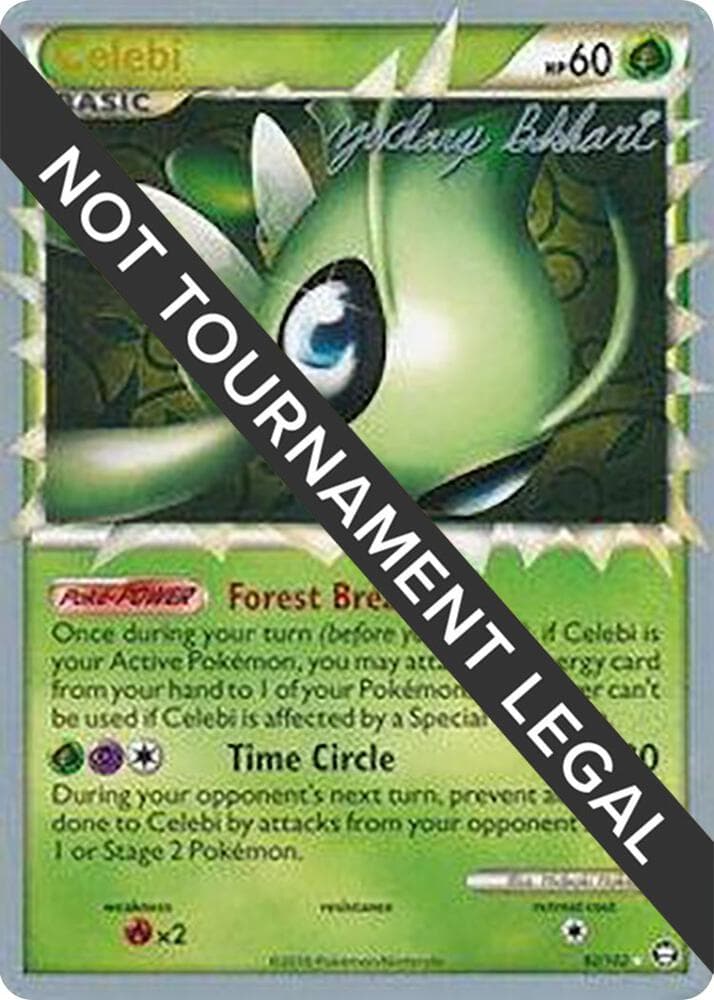 Celebi - 2012 (Zachary Bokhari) — World Championship Decks 92 Pokémon card