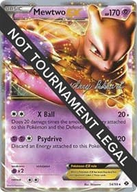 Mewtwo EX - 2012 (Zachary Bokhari) — World Championship Decks 54 Pokémon card