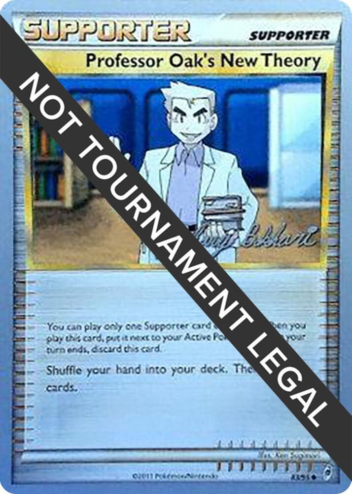 Professor Oak's New Theory - 2012 (Zachary Bokhari) — World Championship Decks 83 Pokémon card