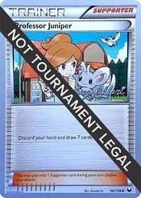 Professor Juniper - 2012 (Zachary Bokhari) — World Championship Decks 98 Pokémon card