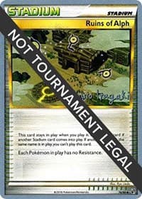 Ruins Of Alph - 2012 (Shuto Itagaki) — World Championship Decks 76 Pokémon card