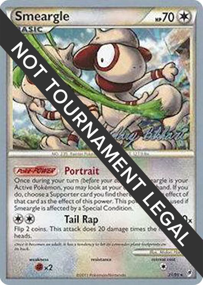 Smeargle - 2012 (Zachary Bokhari) — World Championship Decks 21 Pokémon card