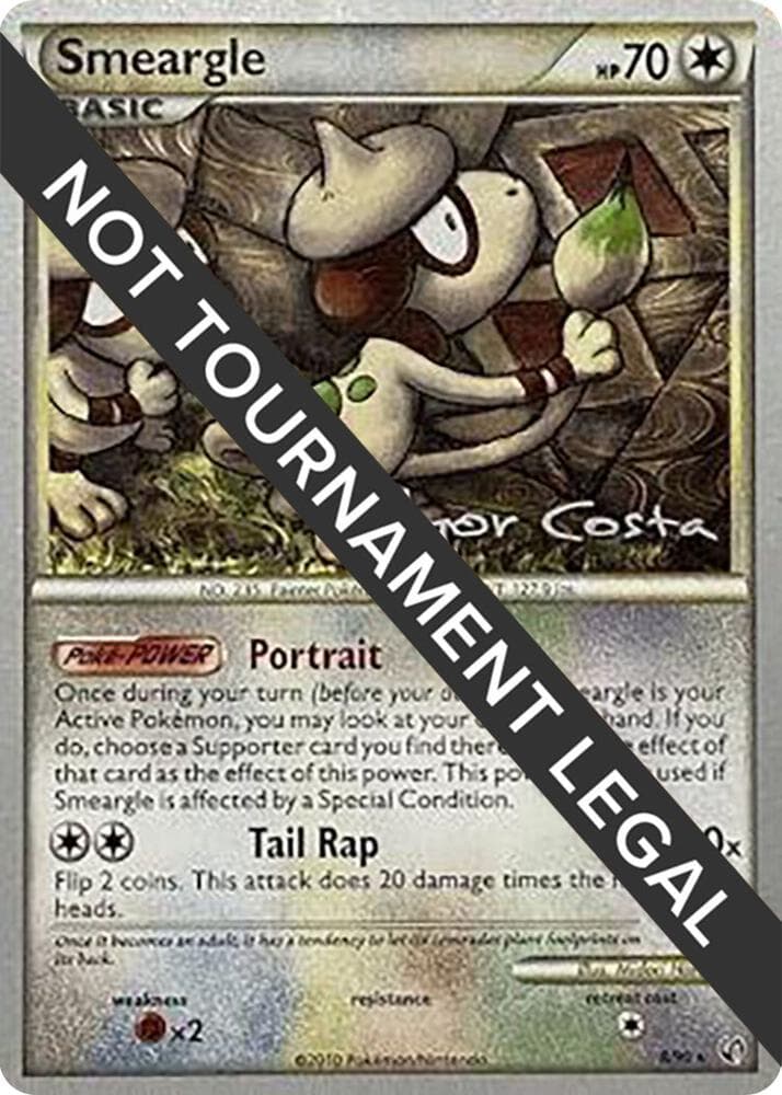 Smeargle - 2012 (Igor Costa) — World Championship Decks 8 Pokémon card