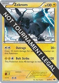 Zekrom - 2012 (Chase Moloney) — World Championship Decks 50 Pokémon card