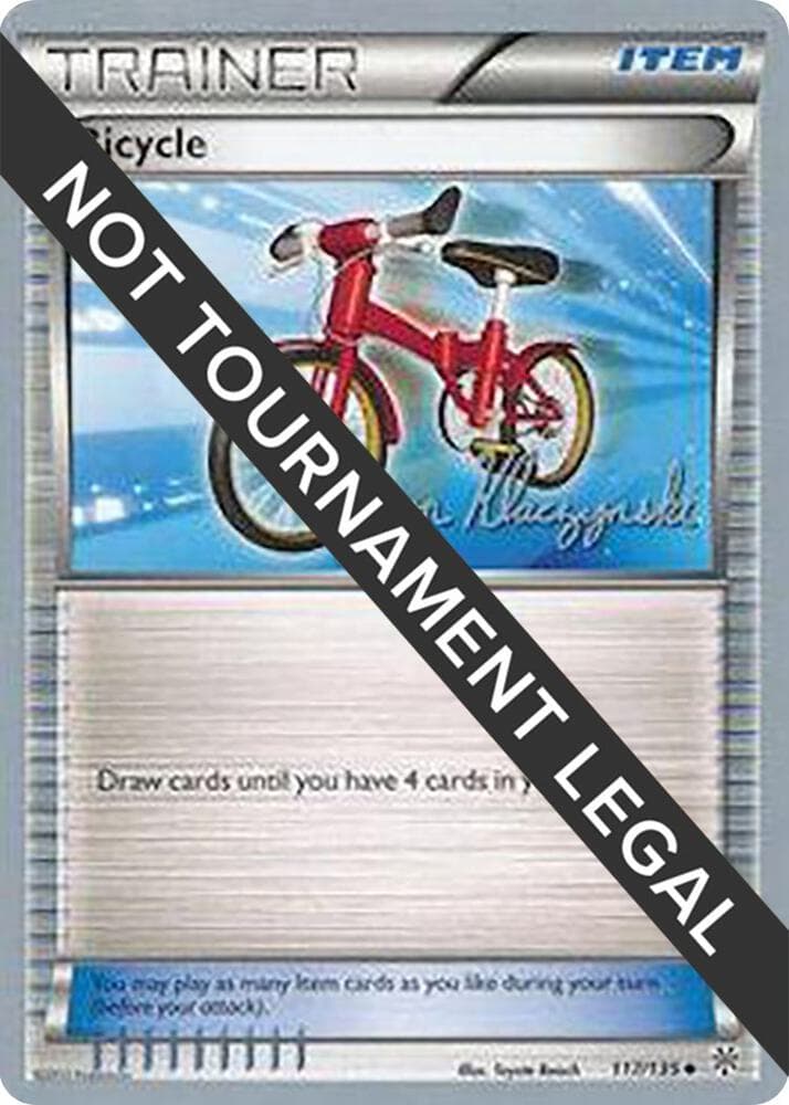 Bicycle - 2013 (Jason Klaczynski) — World Championship Decks 117 Pokémon card
