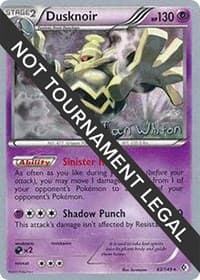 Dusknoir - 2013 (Ian Whiton) — World Championship Decks 63 Pokémon card