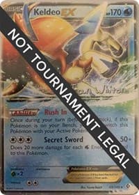 Keldeo EX - 2013 (Ian Whiton) — World Championship Decks 49 Pokémon card