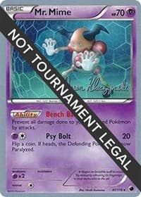 Mr. Mime - 2013 (Jason Klaczynski) — World Championship Decks 47 Pokémon card
