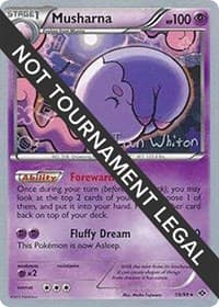 Musharna - 2013 (Ian Whiton) — World Championship Decks 59 Pokémon card
