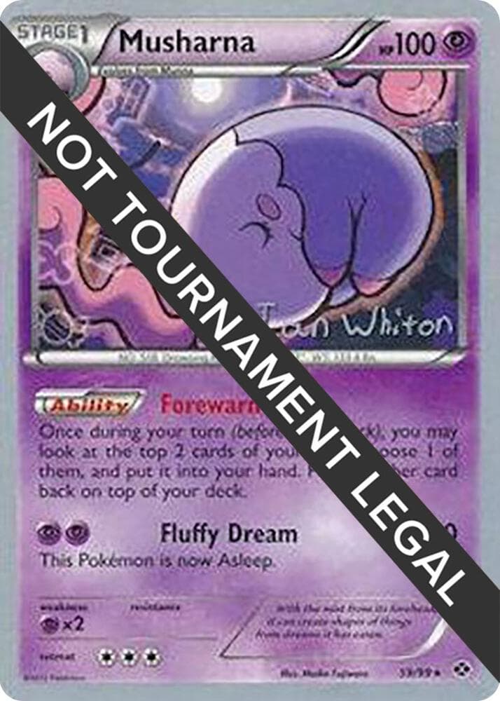 Musharna - 2013 (Ian Whiton) — World Championship Decks 59 Pokémon card