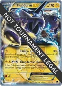Thundurus EX - 2013 (Yugo Sato) — World Championship Decks 38 Pokémon card