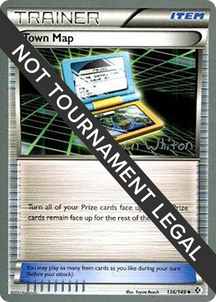 Town Map - 2013 (Ian Whiton) — World Championship Decks 136 Pokémon card
