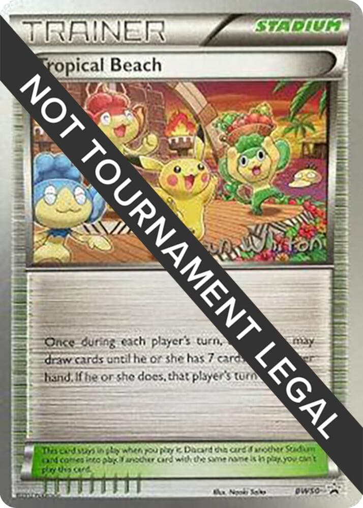 Tropical Beach - 2013 (Ian Whiton) — World Championship Decks BW50 Pokémon card