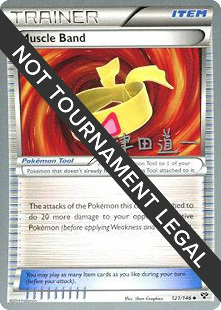Muscle Band - 2014 (Michikazu Tsuda) — World Championship Decks 121 Pokémon card